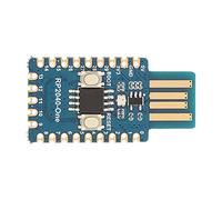 Alomejor Microcontroller RP2040 One Dual Core 4MB Flash | Porta USB A maschio, basso consumo energetico, supporta C, C++, Python