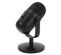 Alomejor Microfono a Condensatore USB, Microfono da Gioco per PC Plug and Play con Illuminazione RGB e Riduzione del Rumore per la Registrazione di Podcast in Streaming, Canto,