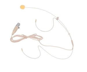 Alomejor Microfono Auricolare Singolo Comodo Microfono Sottile con Gancio per L'orecchio con Cavo da 46,45 Pollici per Insegnare Ai Musicisti dei Presentatori