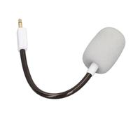 Alomejor Microfono da Gioco Sostitutivo per BlackShark V2 Pro, Microfono con Asta Pieghevole, funzionalità di Riduzione del Rumore, Ideale per i Giocatori, Spina Placcata Oro da 3,5 Mm (WHITE)