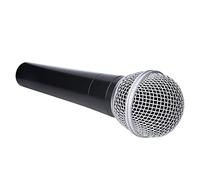 Alomejor Microfono Dinamico Portatile, Struttura Professionale in Lega di Zinco con Protezione della Testa in Metallo, per un Suono Chiaro e Meno Rumore di Feedback, Cavo da 5 M Incluso