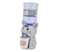 Alomejor Mini Distributore d'acqua, Refrigeratore d'acqua in Plastica con Effetti Sonori e Luminosi, Ideale per Giochi di Ruolo per Bambini e Apprendimento Sulla Cura di sé (Grande gatto carino)