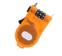Alomejor Mini Lucchetto per Casco Retrattile, Lucchetto Antifurto con Password Impermeabile per Caschi Moto, Armadietti e Cassette degli Attrezzi, Cavo in Acciaio Intrecciato 1 M/3,28 Piedi
