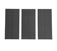 Alomejor Mini Pannello Solare, Caricabatterie Solare Portatile Monocristallino Laminato in PET da 1,3 W, 3 Pezzi, per Campeggio, Escursionismo, Ricarica di Telefoni e Tablet All'aperto