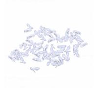 Alomejor Mini Scarpe con Tacco in Plastica, 30 Paia di Scarpine per Bambole, Design Trasparente per Lavoretti Creativi, con Accessori Dettagliati per il Gioco Fantasioso e la Decorazione di