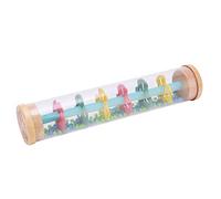 Alomejor Mini Strumento Musicale Giocattolo Rainstick per Neonati Bambini Piccoli Allenamento Mani Cervello per Percezione dei Colori e abilità Sportive, Legno Massiccio, Come Mostrato Nelle Immagini