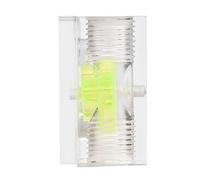 Alomejor Misuratore a Girante a 3 Pale per Raffreddamento a Liquido PC | Design acrilico durevole, configurazione intuitiva, sigillatura adesiva senza soluzione di continuità, adatto per
