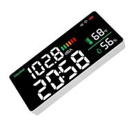 Alomejor Misuratore di Decibel a LED 4 in 1 con Display WiFi da 11 Pollici per l'umidità della Temperatura per Uso Domestico Intelligente