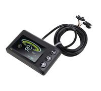 Alomejor Misuratore di Display LCD in Bici Elettrica, Schermo a Colori dello Scooter ABS e Pannello di Controllo del Manubrio con Filo SM per Manubrio da 22,2 Mm/0,9 Pollici, funzionalità Senza