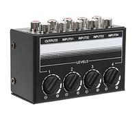Alomejor Mixer Compatto 4 -wegs -sereo per un Miglioramento del Controllo per gli Effetti di Canto All'aperto