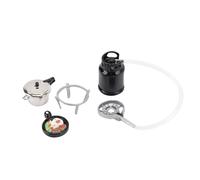 Alomejor Modello di Stufa a Gas in Miniatura, Kit di Stufa in Plastica in Plastica in Lega 1:12 con Pentole per la Scena della Cucina delle Bambole, Oggetti di Fotografia