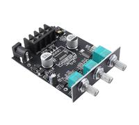Alomejor Modulo Stereo Ad Alta fedeltà per Scheda Amplificatore di Potenza Bluetooth con Regolazione Ad Alta Frequenza Bassa per Audio Domestico Lega di Alluminio 50W+50W