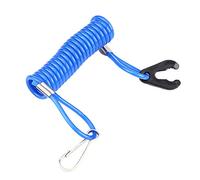 Alomejor Montare per il Motore Fuoribordo 2 Pezzi Kit di Corsivo di Arresto di Addestramento Impermeabile per la Sicurezza Blu di Emergenza in Plastica per gli Appassionati di Navigazione