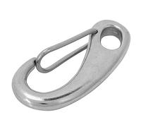 Alomejor Moschettone,Robusto e Versatile,Moschettone per Barche,Acciaio Inox per Proprietari di Yacht,Velisti,Barche da Pesca