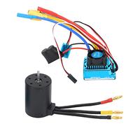 Alomejor Motore Brushless 3650 3600KV e Set ESC 120A, Parte per Auto RC Leggera e Impermeabile con Porta di Programmazione Esterna, per Auto RC 1/10 e 1/8