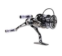 Alomejor Mulinello da Spinning, Mulinello da Pesca in Fibra di Carbonio, Rapporto di velocità 5.2:1, Forza Frenante da 4 Kg per gli Appassionati di Pesca in Acqua Dolce e Salata