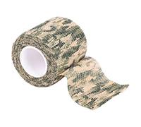 Alomejor Nastro Adesivo Mimetico Tattico Non Tessuto Autoadesivo per Caccia e Fucile Involucro Esterno Erba Militare