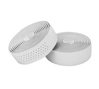 Alomejor Nastro Manubrio Bicicletta, Avvolgimenti Manubrio Bici da Strada Antiscivolo, Tocco Comodo con Autoadesivo e Tappi Terminali, per Ciclismo su Strada Canna da Pesca Sedia (SILVER)