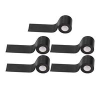 Alomejor Nastro per Riparazione Perdite Ritardante di, Nastro per Tubi in PVC da 5 Pezzi, Larghezza 6 Cm, per Componenti Elettronici (BLACK)