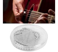 Alomejor Nota Musicale Cranio in Acciaio Inossidabile Collana Che Raccoglie la Chitarra per i Fan della Musica Cool e Design Speciale Ideale per i Chitarristi (Cranio)