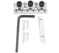 Alomejor Nuts di Bloccaggio del Cavo per Chitarristi Design Leggero in Lega di Zinco per un Gioco Pratico (Argento (GE100))