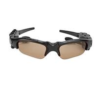Alomejor Occhiali da Sole Bluetooth 5.0 Cuffie Wireless con Stereo per attività All'aperto Marrone Scuro (BROWN)