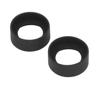 Alomejor Oculare per Microscopio Ad Angolo Piatto Conchiglia Oculare in Gomma Morbida da 41 Mm per Microscopi Stereo da 37,5-39 Mm 2 unità