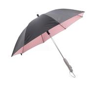 Alomejor Ombrello con Ventilatore e, Ombrello con Ventilatore Nebulizzante Portatile UPF 50+ per Festival Estivi di Golf in Spiaggia (Esterno Interno Rosa)