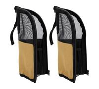 Alomejor Organizer da Cucina da Campeggio, Borsa a Rete in Oxford 600D, 2 Pezzi 10 X 25 Cm, for Campeggio e Cucina All'aperto (Cachi)