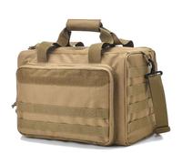 Alomejor Organizer per Attrezzatura da Esterno Borsa da Durevole Borsa Multifunzionale di Grande capacità per Uomo Viaggio Impermeabile (Cachi)