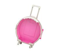 Alomejor Organizer per Giocattoli per Bambini Mini Custodia per Bagagli Rotonda a Forma di Valigia per Viaggi a Casa, Materiale ABS, 7,9x2,6x12,0 Pollici, Scatola per Giocattoli per Bambini per