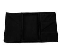 Alomejor Organizer per Telecomando TV, Borsa Funzionale per Braccioli del Divano, per Soggiorno, Ufficio, Dormitorio, Camera da Letto, Resistente Supporto per Divano in Tessuto Oxford con (BLACK)