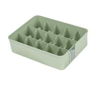 Alomejor Organizzatore per Calzini con 15 Scomparti per la Conservazione | Plastica resistente, Ideale per la camera da letto, Si adatta alla maggior parte dei cassetti, Semplifica l\'organizzazione