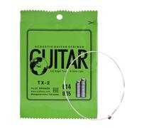 Alomejor Orphee TX-1 Chitarra 1a Corda MI con Nucleo in Acciaio Ad Alto Tenore di Carbonio in Bronzo Fosforoso, Tensione Extra Leggera, Confezione da 10 per Chitarristi Principianti