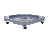 Alomejor Pallet per Fioriera con Ruote Base Affidabile per Rulli per Piante Vassoio per Serbatoio del Gas Resistente all'Acqua per Giardino con Patio