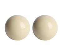Alomejor Palline da Biliardo, 2 Pezzi da 5,72 Cm, Palline da Biliardo e Biliardo Palline da Biliardo in Resina Bianca Palline da Biliardo Palline da Biliardo