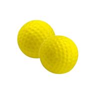Alomejor Palline da Golf per Pratica 16 Pezzi Palline da Golf per Pratica Sfere da Allenamento da 41 Mm con Materiale Durevole per Uso Interno o Esterno 1 Set (YELLOW)