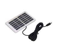 Alomejor Pannello Solare Compatto da 1,2 W per Applique Solari Cristalli di Polisilicio Pannello Caricatore Solare Facile da Installare per Torce Solari,