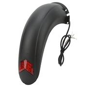 Alomejor Parafango Posteriore per Scooter Elettrico da 10 Pollici con Lampada a Luce Rossa Sostituzione Paraspruzzi per Scooter Elettrico