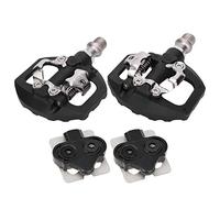 Alomejor Pedali Bici Mountain Bike Pedals Strada Pedali Biciclette per Biciclette Leggero Durevole in Lega di Alluminio Dual Piattaforma SPD Compatibile Tradizionale con Meccanismo di Blocco delle