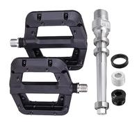 Alomejor Pedali per Mountain Bike con Piattaforma Piatta in Fibra di Nylon 323 G Durevole 1 Paio di Accessori per Parti di Bici per Mountain Bike (Alomejorvqxbfiatkr-10238530)