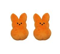 Alomejor Peluche Coniglio Soffici 2 Pezzi, 15cm Giocattoli in Cotone PP | Ripieno in Cotone PP, Tessuto Delicato Sulla Pelle, Decorazione per la Casa, Gioco di Ruolo, Regali per Feste, età da 3 a