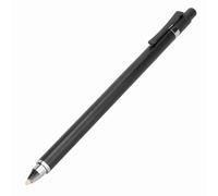Alomejor Penna Stilo di Tipo Universale, Penna Touch Screen Accurata per Telefoni Cellulari e Tablet, Lega di Alluminio Non Ricaricabile, Dimensioni 150 Mm (BLACK)