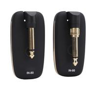 Alomejor per Chitarra Wireless, Trasmissione Stabile a 7 con Connettore Girevole e Batterie Ricaricabili, per Basso Elettrico e Strumenti Multipli