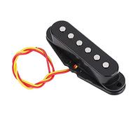 Alomejor Pick-up Electric Guitar Pick-up Sound Support Effect per la Chitarra Elettrica (BLACK)