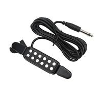 Alomejor Pickup Acustico, Trasduttore della Buca in ABS per Amplificazione Elettrica, Accessorio per Chitarra di Facile Installazione per Chitarristi Folk