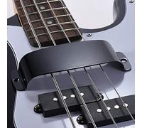 Alomejor Pickup in un Pezzo di Sostituzione della Protezione della Copertura Legale per la Chitarra Bassa Anti-anti-deformazione Ideale per i Musicisti (BLACK)