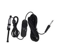 Alomejor Pickup per Chitarra con Preamplificatore Integrato e Microfono a Elettrete, Clip a Molla per Chitarre da 36 a 41 Pollici, Installazione Senza Fori