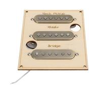 Alomejor Pickup per Chitarra Elettrica, Pickup a Bobina Singola con Polo Metallico retrò per lo Squiliere con Sostituzione del Tono a Filo Rame