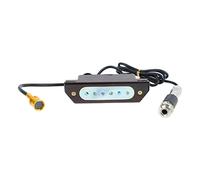 Alomejor Pickup per Chitarra, Pickup per Chitarra Elettrica a Doppia Bobina con Connessione Rapida e con Materiale in Palissandro per una Maggiore Chiarezza del Suono, Batteria da 40 MAh